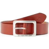 TOM TAILOR Ledergürtel Belts TTEVE Ledergürtel mit abgerundeter Dornschließe