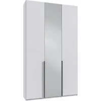 Wimex Kleiderschrank Mugano,in 5 Breiten,2 Höhen,2 Tiefen, viele Farben, Made in Germany (in Basic oder Premium Ausstattung) mit langen Griffen aus Metall, mit oder ohne Spiegel