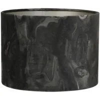 Light & Living Lampenschirm Lampenschirm Zylinder MARBLE von Light & Living Samt Grün Ø30x21 cm