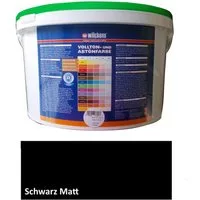 Wilckens Farben Wand- und Deckenfarbe Wilckens 10 L Voll- und Abtönfarbe Schwarz