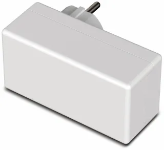 BOPLA Steckergehäuse, Eletec, PC/ABS-Blend, 100 x 50 x 40 mm, IP40, weiß