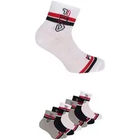 Fila Kurzsocken JUNIOR BOY QUARTER SOCKS (6-Paar) sportliches Design mit dynamischen Streifen