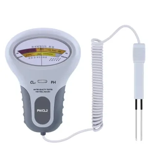 2 in 1 Chlorine Meter PH Chlorine Tester PC-101 Level Portable Digital PH Meter Water Quality Pool Spa Analytical Instru