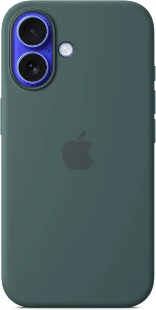 Apple Silikon Case mit MagSafe [für iPhone 16] seegrün