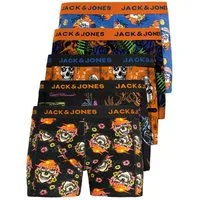 Jack & Jones Boxershorts Jacvel (5-St., 5er Pack) gute Passform durch elastische Baumwollqualität