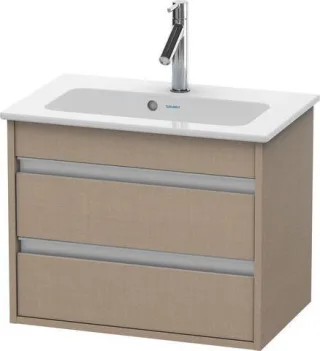 Duravit Ketho Waschtischunterbau wandhängend Leinen Matt 600x385x480 mm - KT645207575 KT645207575