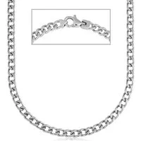Firetti Edelstahlkette Schmuck Geschenk Halskette Panzerkette, Geburtstag Weihnachten
