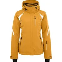 Bergson Skijacke SNOWTASTIC Damen Skijacke, wattiert, 20000mm Wassersäule, Normalgrößen, gold