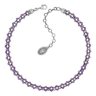 konplott - Halskette - Neon Lights silver/violet