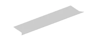 Keuco Kautschuk-Einleger Lumos Ersatzteil SPS 638,9x146,5x2mm Farbe 2457, 90111000000 90111000000