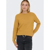ONLY Rundhalspullover ONLRICA LIFE L/S PULLOVER KNT NOOS Materialmix, regular fit