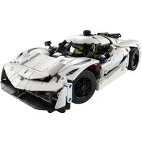 LEGO® Technic 42184 Koenigsegg Jesko Absolut Supersportwagen in Weiß Spielbausteine, (Set, 801 St., Set)