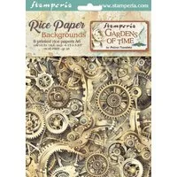 Stamperia Seidenpapier Garden of Time, 8 Stück DIN A6