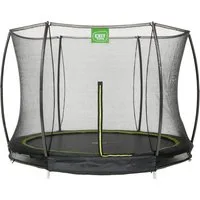 EXIT Gartentrampolin Silhouette Ground, Ø 244 cm, mit Sicherheitsnetz