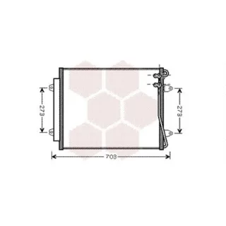 Van Wezel Klimakondensator VW CC Passat B6 B7