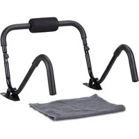relaxdays Bauchtrainer AB Roller mit Standfuß