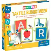 Clementoni® Spiel Education, Taktile Buchstaben (Montessori), Lernspiel, Made in Europe