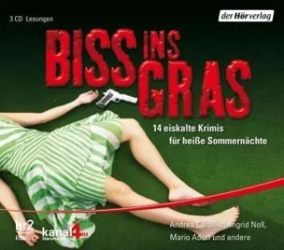 Biss ins Gras: 14 eiskalte Krimis für heiße Sommernächte [Audio CD] [2010] Camilleri Andrea Noll Ingrid Slesar Henry Rohrbeck Oliver Brauer Charles Folkerts Ulrike Wachtveitl Udo Hoger Hannelore Zierl Helmut