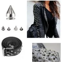 PaulZdrada Niete Gothic Schraubnieten für Kleidung, (Die Spikes bestehen aus einem dekorativen Kegel und einer Schraube., 50 Stück)