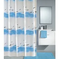 Kleine Wolke Duschvorhang Seaside Breite 120 cm (1-tlg)