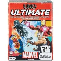 Mattel® Spiel Mattel HVM25 - UNO Ultimate - Marvel - Kartenspiel mit 4 Folienkarten