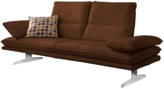W.SCHILLIG 2-Sitzer "broadway, Designsofa mit tollem Sitzkomfort" Sitztiefenverstellung, Kopfteil- & Seitenteilverstellung, Breite 216cm