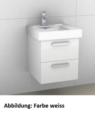 Artiqua 413 Waschtischunterschrank für iCon 124050 Quarzgrau Matt Select, 413-WU2L-K06-7163-173 413-WU2L-K06-7163-173