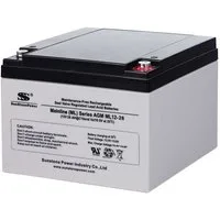 Sunstone Power AGM 12V 26Ah Aufladbare Zyklenfest Energiespeicher Batterie für USV PV Bleiakkus