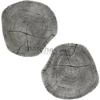 matches21 HOME & HOBBY Gartenfigur 4 Paar Beton Tritt-Steine Ø 30 cm, (8 St), Widerstandsfähig
