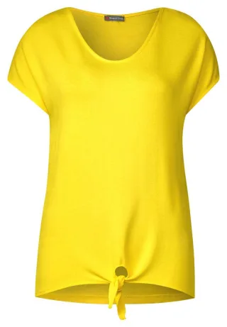 Street One - Basic Shirt Ramona gelb - Gr. - 42