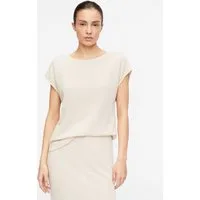 comma Sweatshirt Sweatshirt T-Shirt in Feinstrickoptik