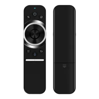 Wechip W1S 2.4G Wireless Voice Air Mouse Built-in Six Axis Inertial Sensor Infrared Learning 10M Remote Control Independ
