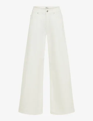 BRAX - Marlene-Hose mit weitem Bein weiß - Gr. - 38
