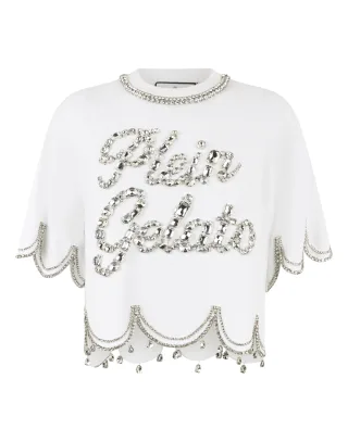 Cropped T-Shirt Crystal Waves