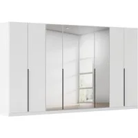 OTTO home Drehtürenschrank Kleiderschrank Schrank Garderobe AGORDO mit Dekor- oder Hochglanzfront (in zwei Griff-Farben, Breiten 91-405 cm) durchdachte Innenausstattung, in 8 Breiten und 2 Höhen MADE IN GERMANY