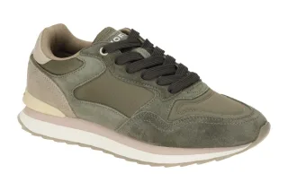 Hoff 22502009 Los Angeles Damenschuhe Sneaker - Dunkelgr?n Velourleder mit Me...