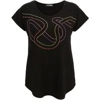 Doris Streich Longshirt mit Plättchen-Motiv
