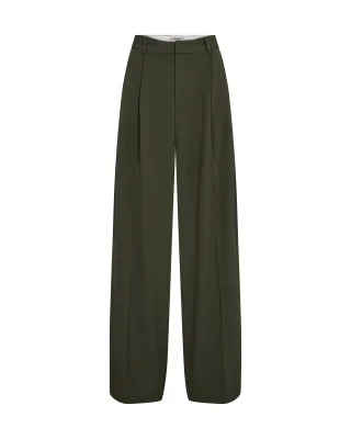 MOS MOSH - MMCharlize Panama Pant olive night - Gr. - 36/Regular