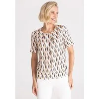 FRANK WALDER Blusenshirt mit zarter Drapierung