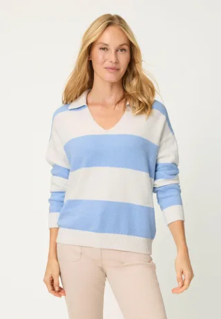 Olsen - Pullover Long Sleeves cloud blue - Gr. - 42