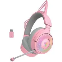 RAZER Kraken Kitty V3 Pro Gaming-Headset (Stummschaltung, integrierte Steuerung für Anrufe und Musik, Bluetooth)