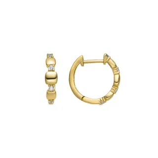 Luxenter Ohrringe aus 925er Sterlingsilber mit Zirkonia, 18 Karat Gelbgold-Finish – Sures