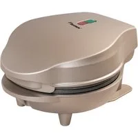 bestron Waffeleisen AMW500, 550 W, Retro-Design, antihaftbeschichtet, leicht, kompakt