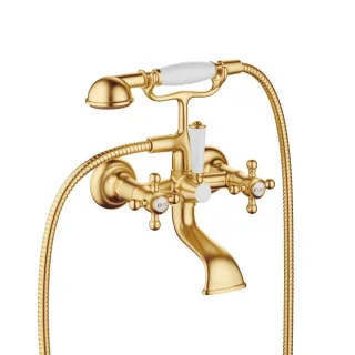 Dornbracht Wannenbatterie für Wandmontage MADISON 25023360 Messing gebürstet (23kt Gold) 25023360-28
