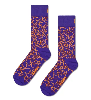 happy socks - Mega Star Sock Violett - Gr. - 38