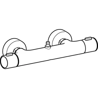 Hansa Prisma Thermostat komplett für Dusch- 59913950 system
