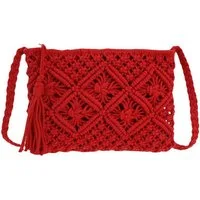 BRISE TASCHE Schultertasche Brise Umhängetasche Damen – Geflochtene Textil Schultertasche, Boho-Stil leicht sommerlich