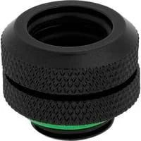 XF Hardline Fittings Four Pack, Verbindung schwarz, kompatibel mit 12 mm OD-Hardline Tubing