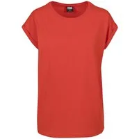 URBAN CLASSICS Kurzarmshirt Urban Classics Damen Ladies Extended Shoulder Tee (1-tlg)