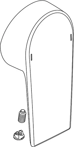 Ideal Standard Griffhebel Tesi, 47mm, komplett, A861020AA